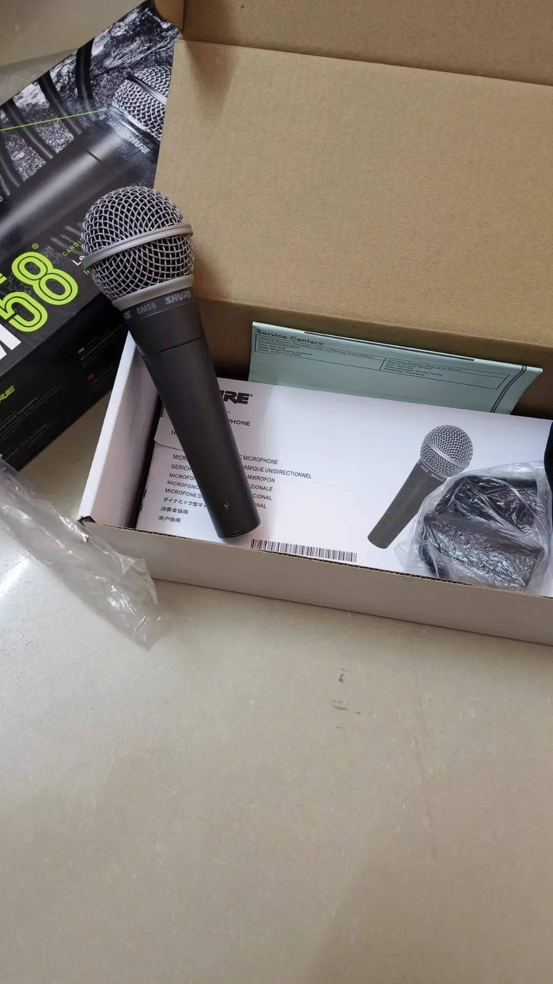 Shure SM58 – Microphone Scène Cardioïde Dynamique