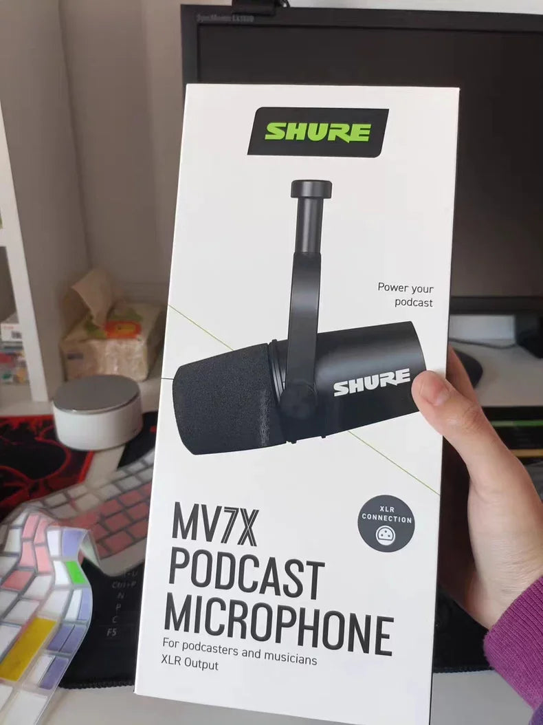 Shure MV7X Microphone pour podcast