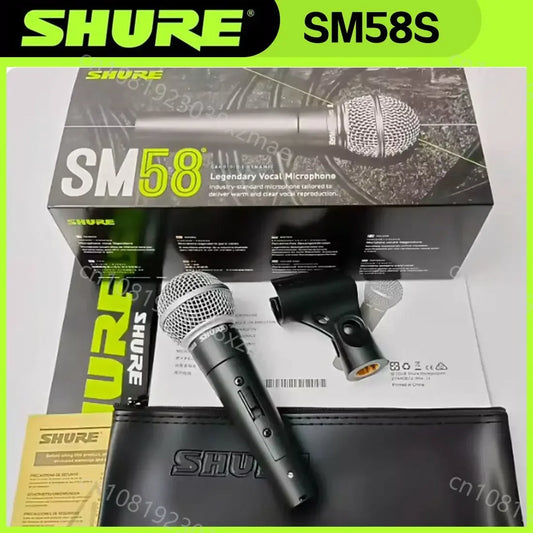SHURE SM58 Microphone cardioïde légendaire haute qualité professionnelle DJ, Karaoke, live, scène