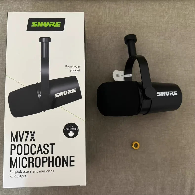 Shure MV7X Microphone pour podcast
